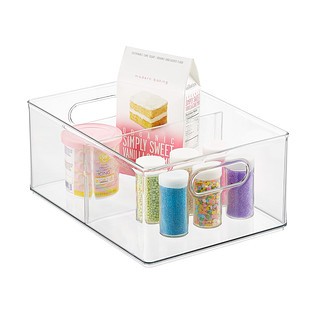 The Home Edit All-Purpose Deep Bin with Divider | The Container Store