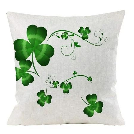 St Patricks Day Pillow Case s Day Print Cases Linen Sofa Cushion Cover Home Decor Living Room Sofa F | Walmart (US)