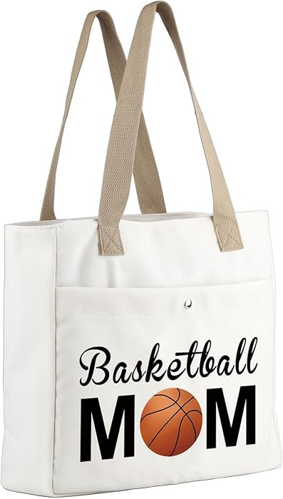 MBMSO Basketball Mom Tote Bag Gifts for Basketball Lover Basketball Player Team Gift for Mom Bask... | Amazon (US)