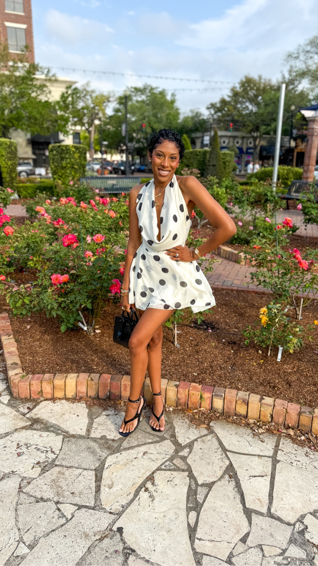 The dress that made me say yes to plans. 🤍

This polka dot halter mini dress from Missguided is giving effortless summer style, date night outfit, European summer energy, and I’m not mad about it. Paired with simple black accessories and barely-there heels for an elevated look that feels equal parts chic and playful.

If you’re looking for summer outfit inspiration, vacation outfits, wedding guest dress ideas, or an easy dress that does all the work for you, this one deserves a spot in your wardrobe.

#LTKootd #LTKTall