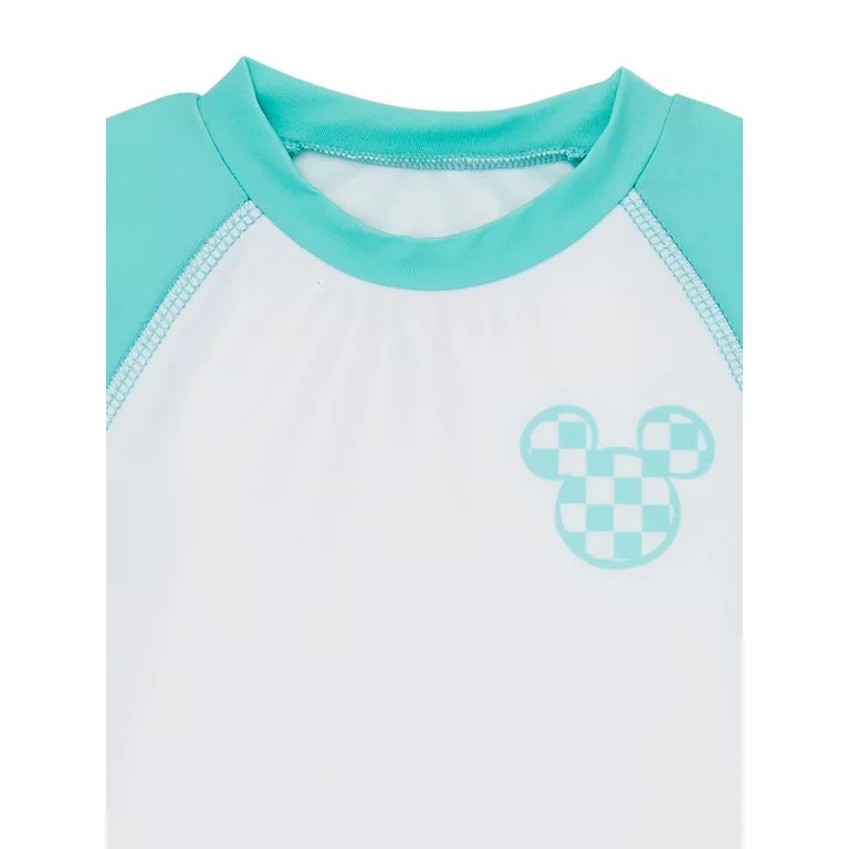 Mickey Mouse Baby Long Sleeve Rashguard and Swim Bottom Set, 2-Piece, Sizes 0/3-12 Months | Walmart (US)