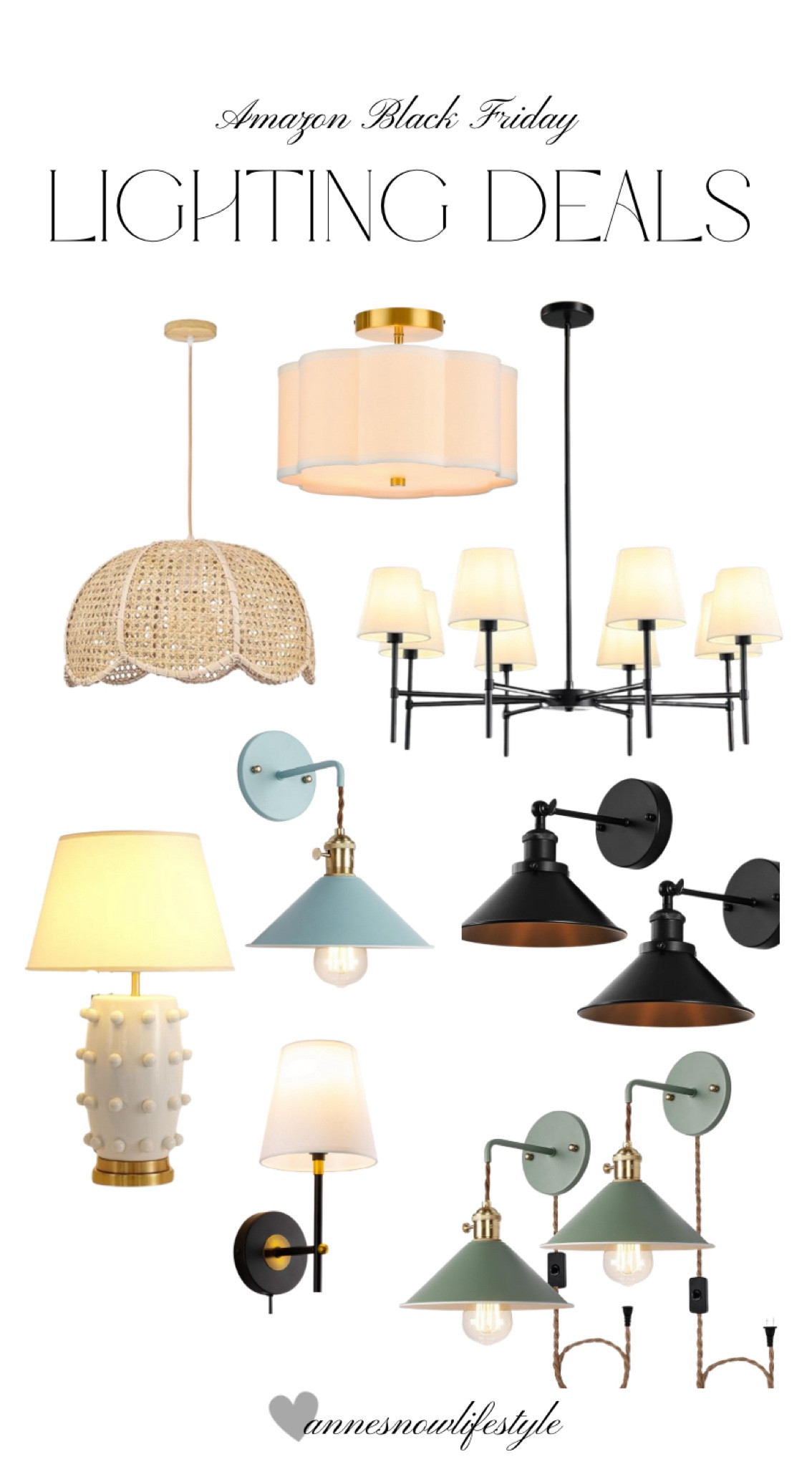 amazon black friday home deals on lighting • love all of these gorgeous lamps, sconces and chandeliers that are affordable! perfect time to buy lighting while on major sale & going fast so don’t wait 🖤

#LTKCyberWeek #LTKHoliday #LTKSaleAlert