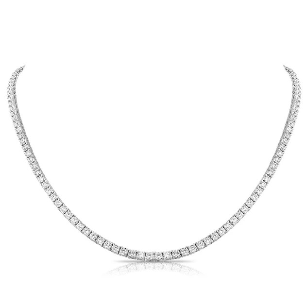 Classic Lab Grown Diamond Tennis Necklace | Alexandra Beth
