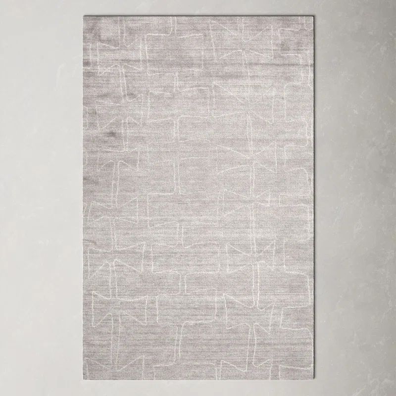 Cara Handmade Ash Gray Rug | Wayfair North America