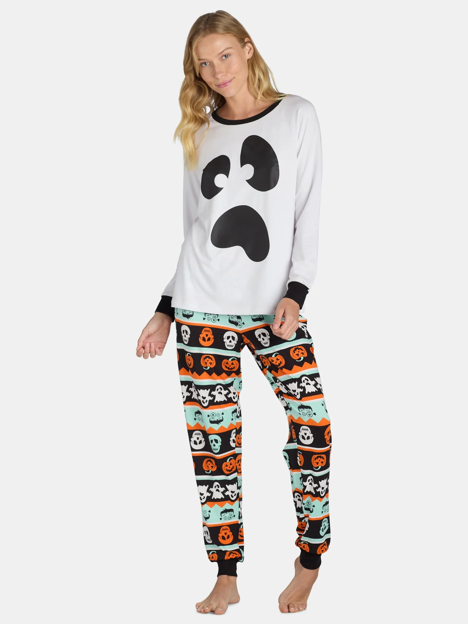 Halloween Men’s Matching Family Pajamas Set from Way to Celebrate, 2-Piece - Walmart.com | Walmart (US)