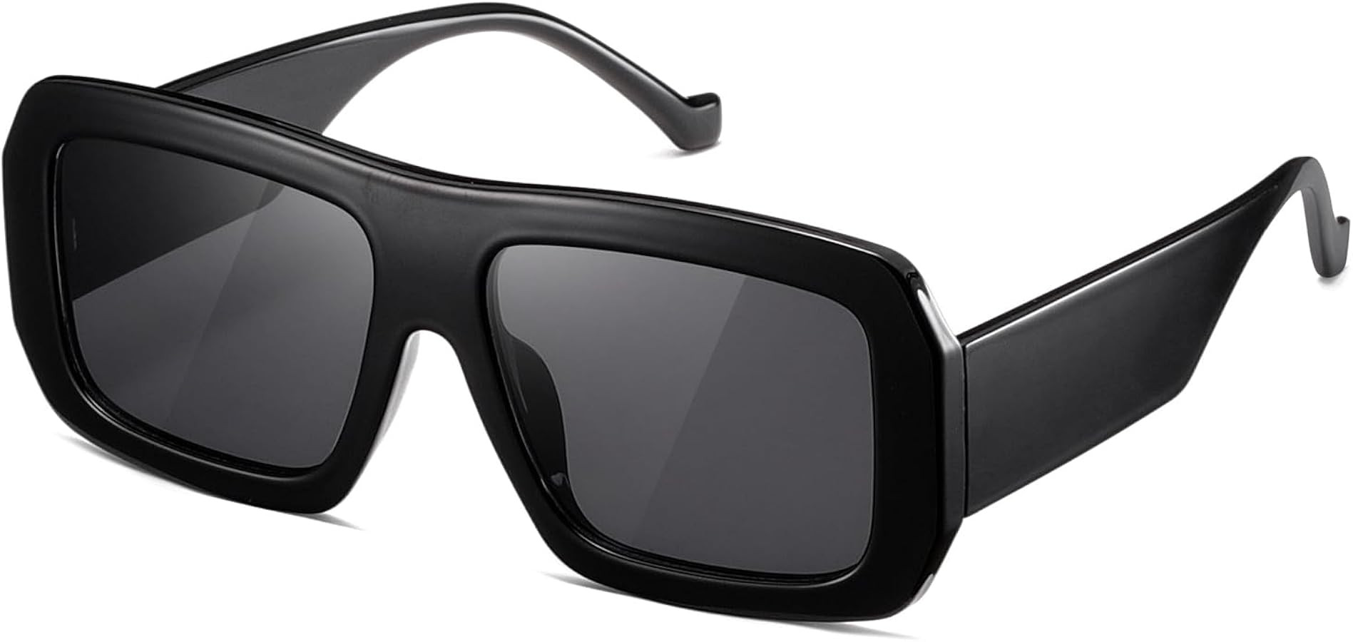 kimorn Sunglasses Womens Men Trendy Retro Sun Glasses Oversize Square Frame Shades K1571 | Amazon (US)