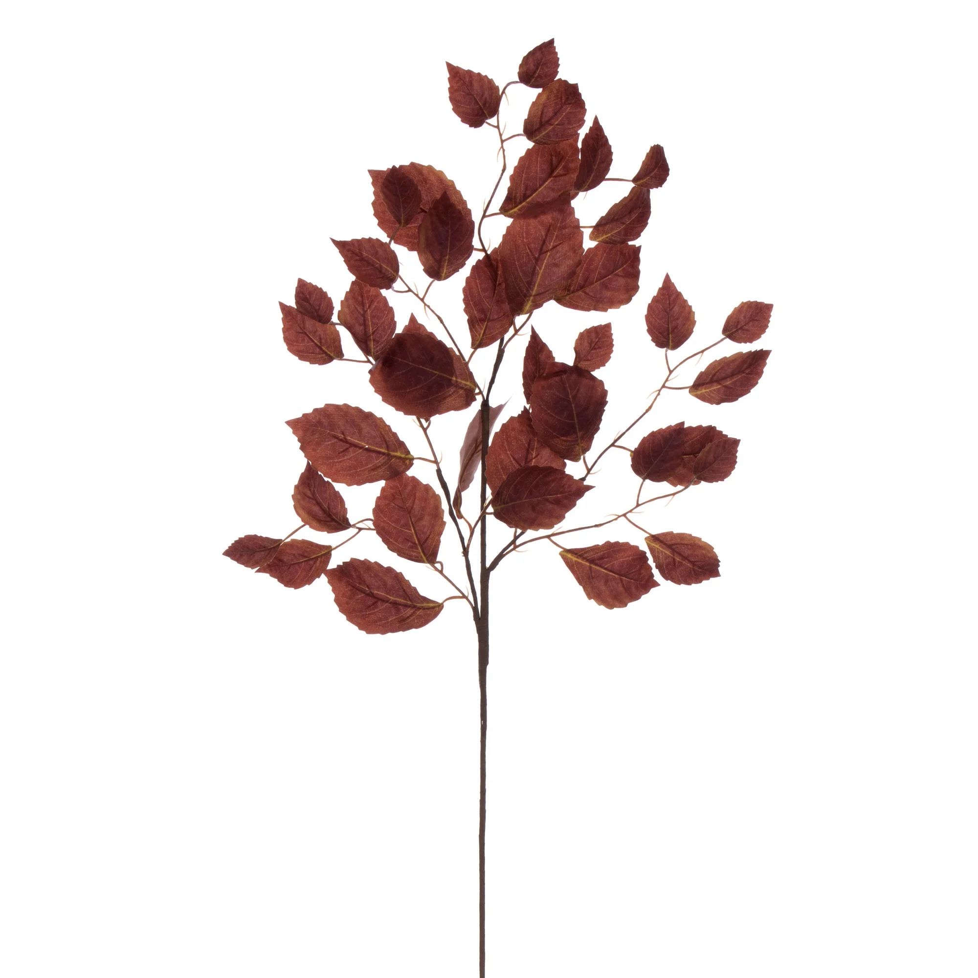 Vickerman 32" Dark Brown Artificial Leaf Spray, 3 per bag. - Walmart.com | Walmart (US)