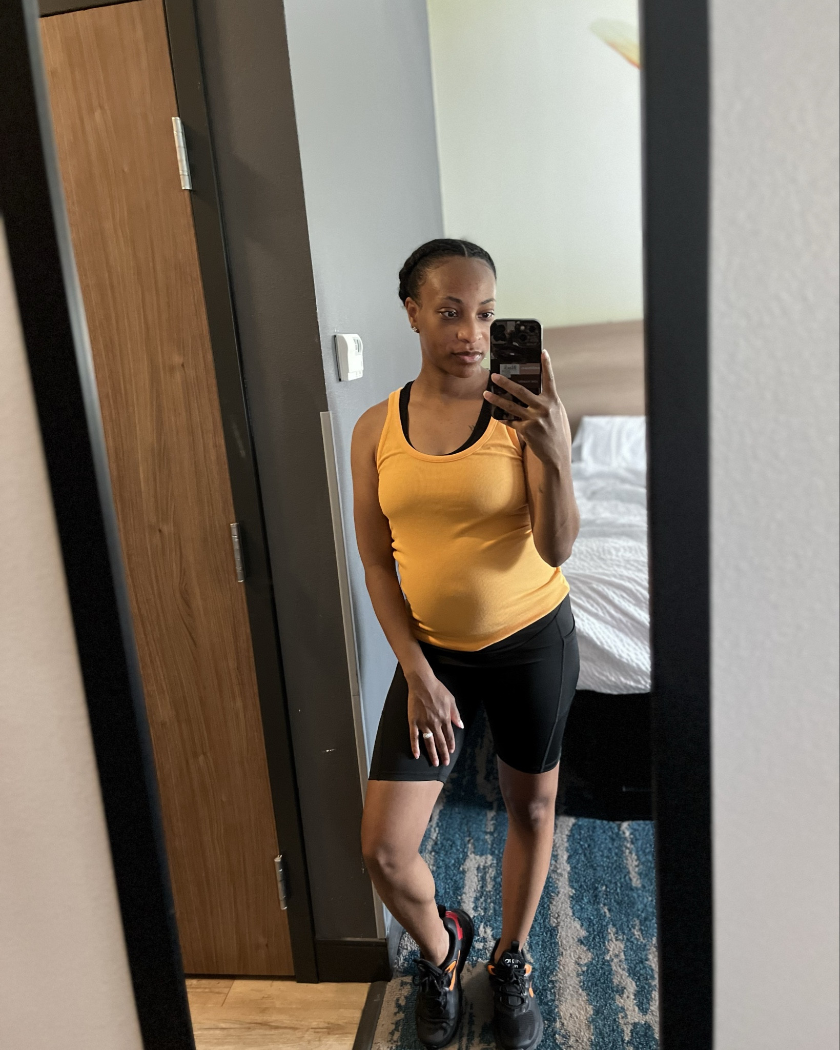 Old Navy Scoop Neck Tank Tops & Amazon Maternity Biker Shorts! 
(Shirts come in 17 colors)
(Biker shorts come in pack of 2 in 4 colors)

#LTKBump #LTKActive #LTKSaleAlert