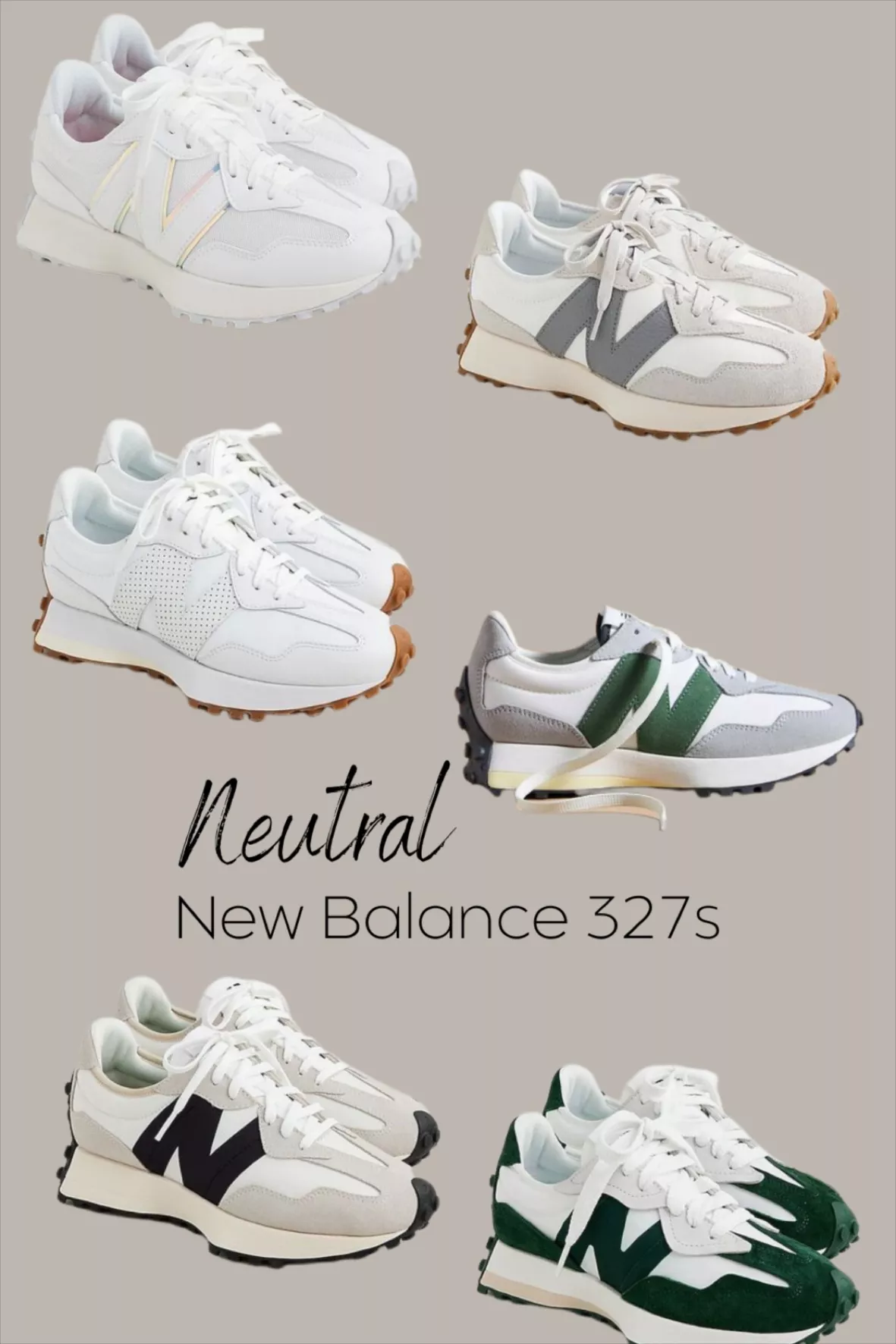 New Balance - Gray 327 Sneakers curated on LTK