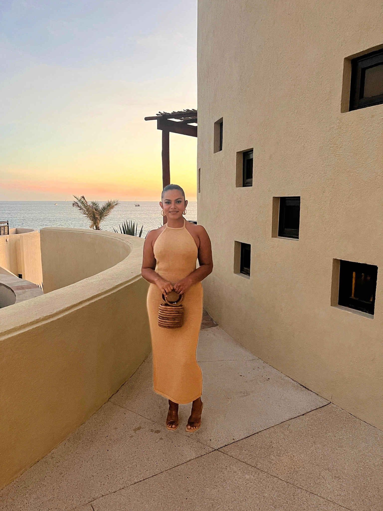 Mexico dress; vacation dress; knit dress; Cult Gaia dress; summer dress; neutral dress ; mini bag; basket dress; resort wear;

#LTKeurope #LTKtravel #LTKswim