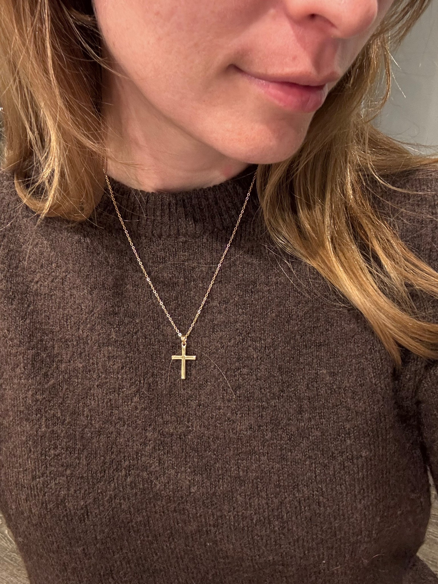 Gold cross necklace on sale! 

#LTKGiftGuide #LTKSaleAlert #LTKFindsUnder100