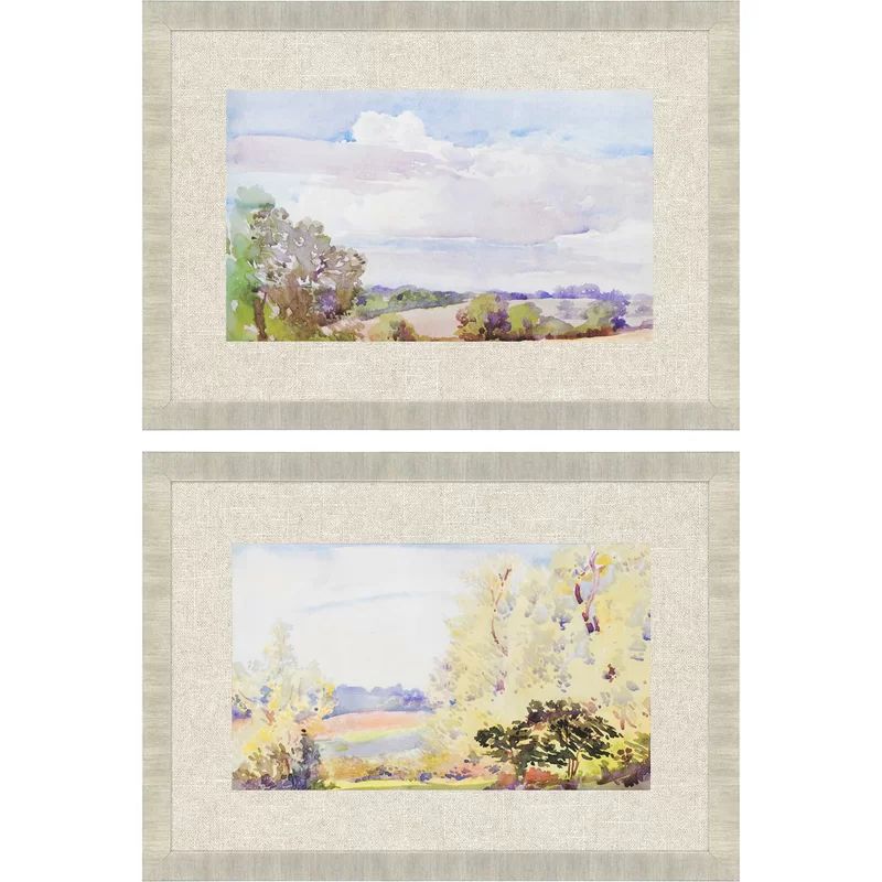 Placid/Repose Framed On Paper 2 Pieces by Arnold Print | Wayfair North America
