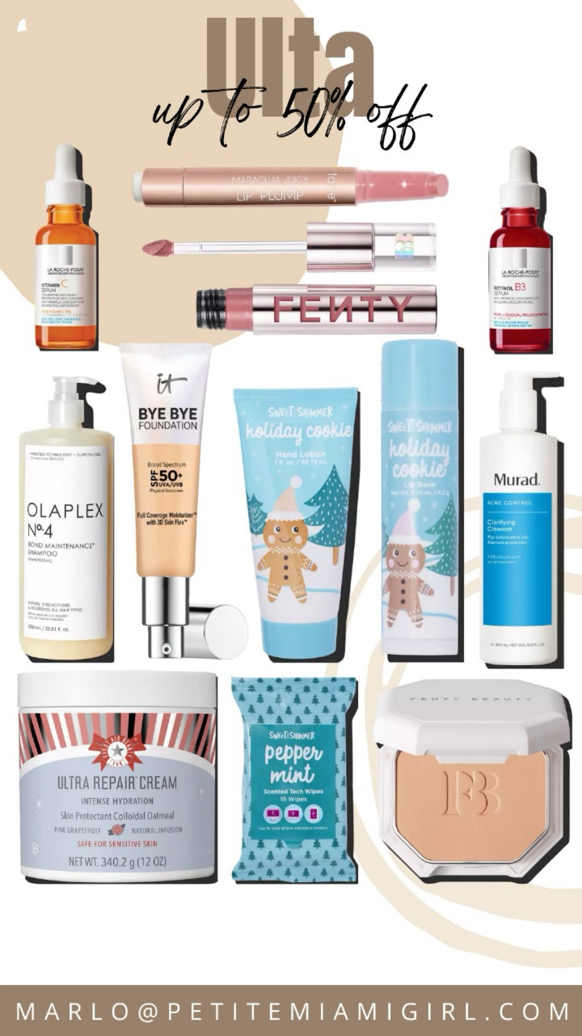 Ulta up to 50% off.

#LTKsalealert #LTKGiftGuide #LTKbeauty