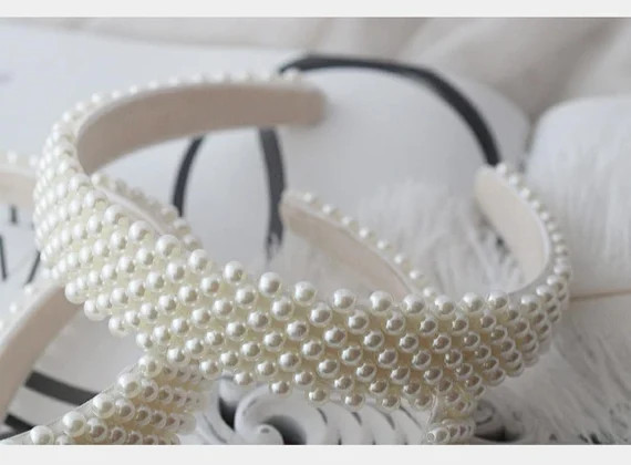 Haarreif mit Perlen  Haarreif  weiße Haarreif  romantische | Etsy | Etsy (DACH)