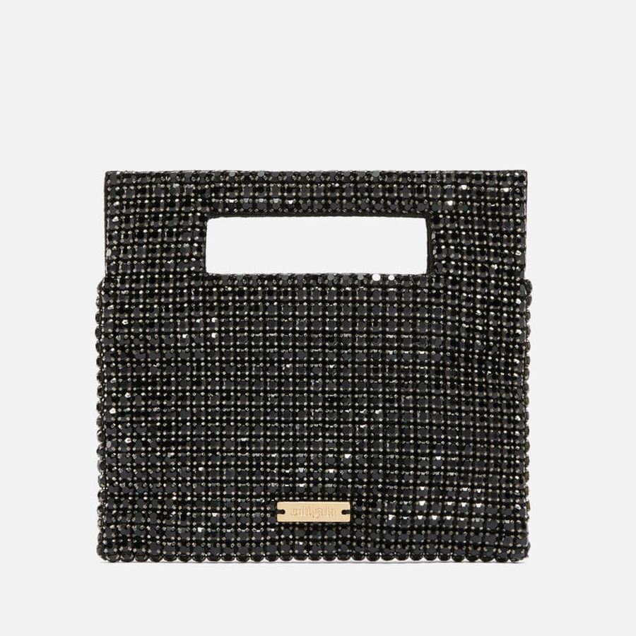 Cult Gaia Lucinda Crystal-Embellished Twill Tote Bag | Coggles (Global)