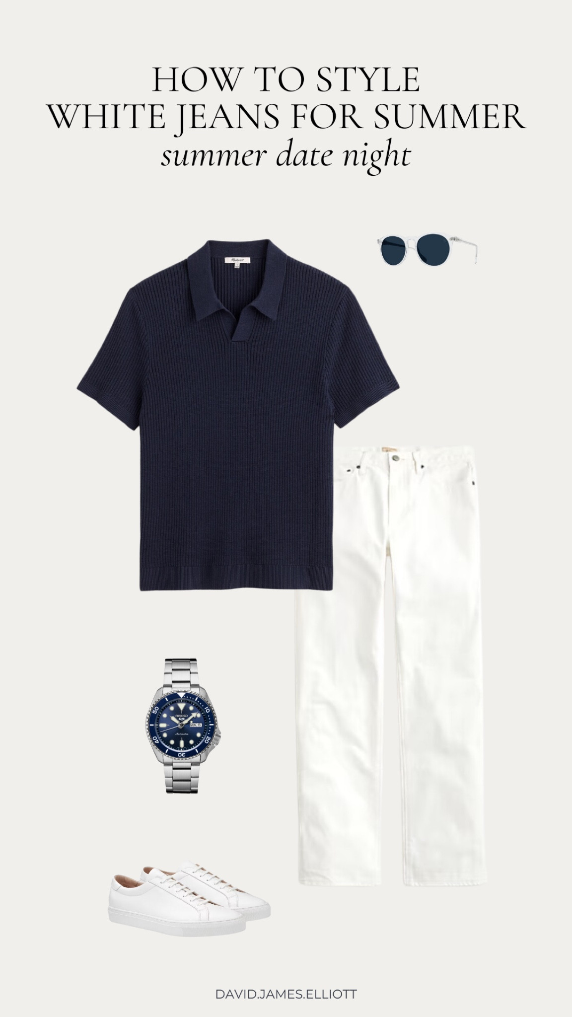 A smart casual outfit for a summer date night.

#LTKMens