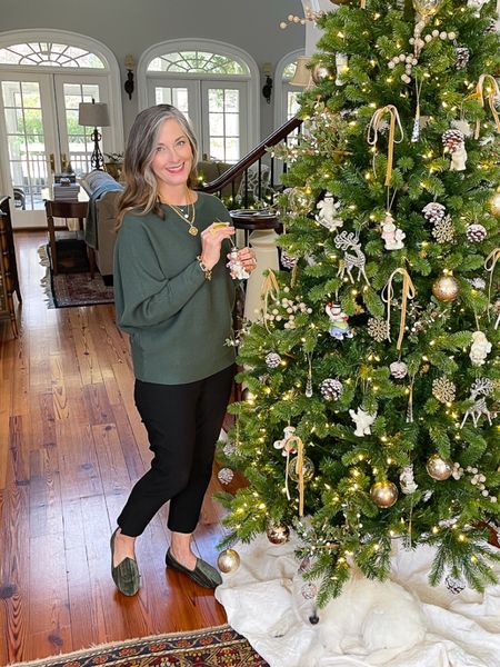 Birdies velvet flats are so comfortable! They are the perfect holiday shoe and pair nicely with Chico’s pants. 

#LTKHoliday #LTKSeasonal #LTKshoecrush