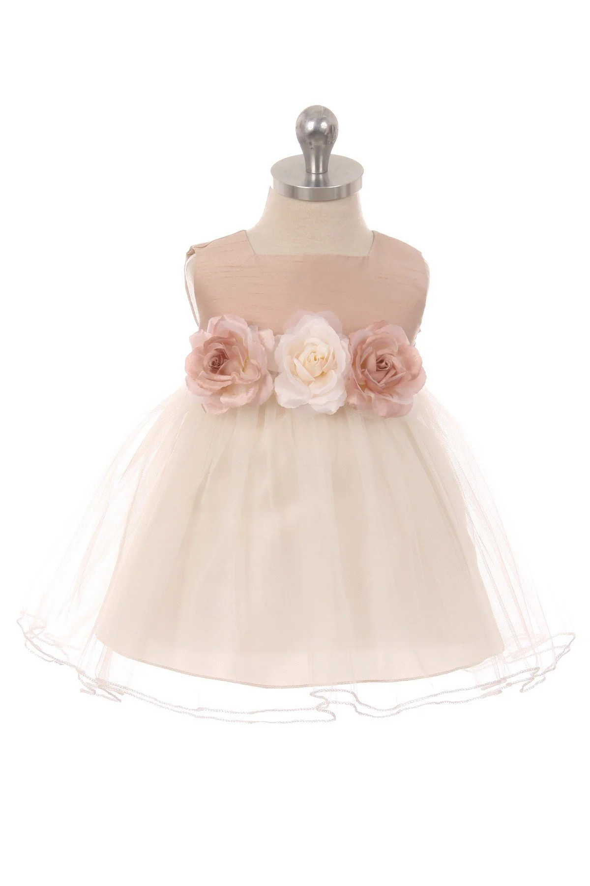 Satin Tulle Baby Dress | Kid's Dream