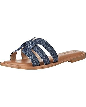 The Drop Women's Monika Flat H-Band Slide Sandal | Amazon (US)