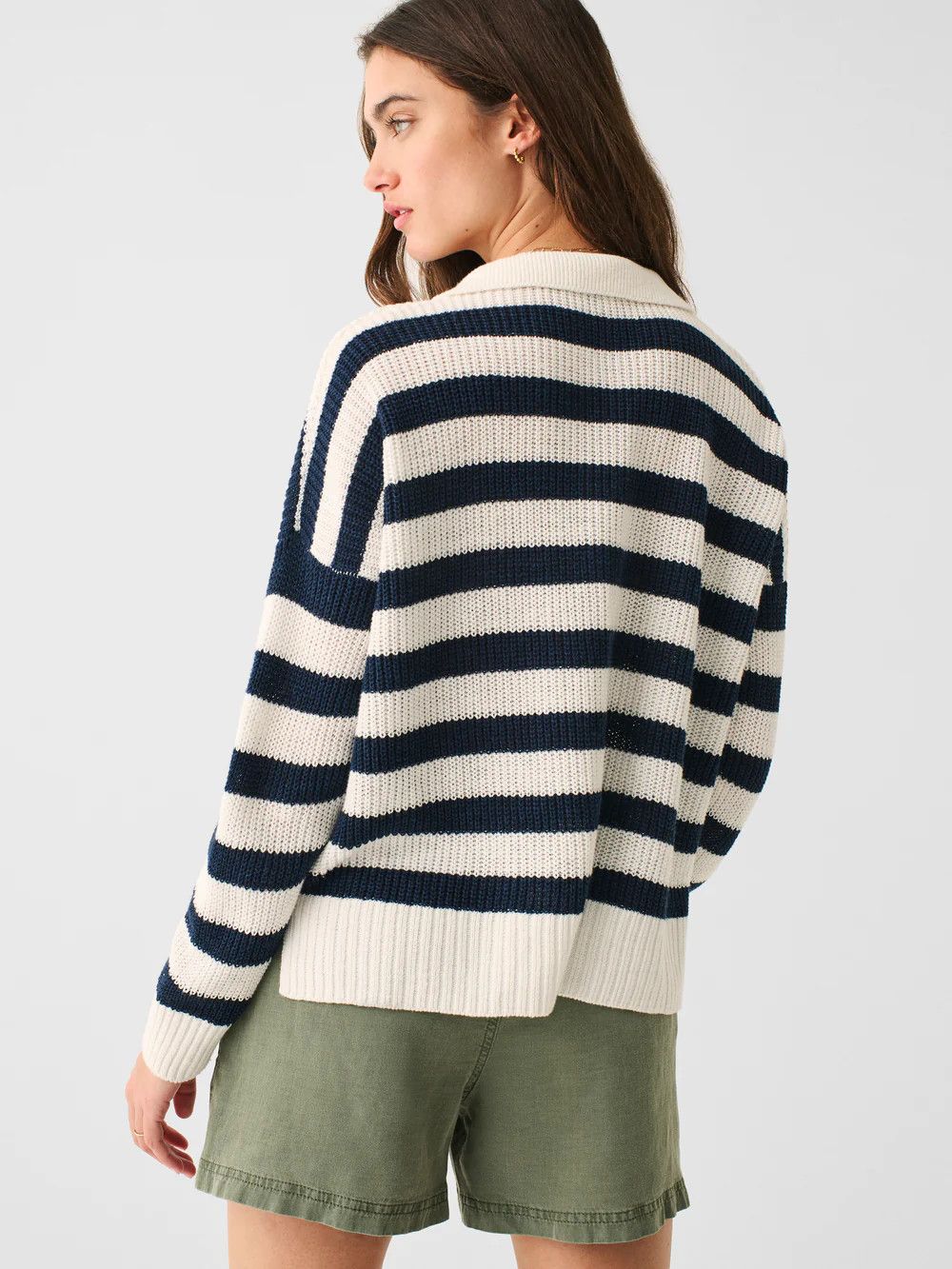 Miramar Linen Sweater Polo | Faherty