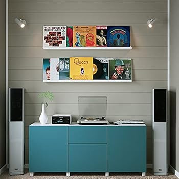 Wallniture Boston 46 Inch White Wall Shelf for Picture Frames, Narrow Picture Ledge Shelf for Wal... | Amazon (US)