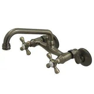 Kingston 6-Inch Adjustable Center Wall Mount Kitchen Faucet | Bed Bath & Beyond