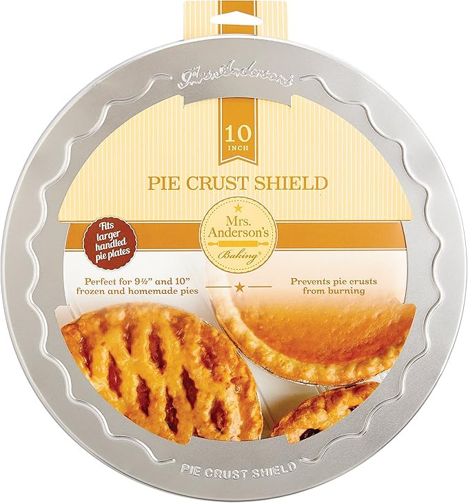 Mrs. Anderson’s Baking Pie Crust Protector Shield, Fits 9.5-Inch and 10-Inch Pie Plates | Amazon (US)