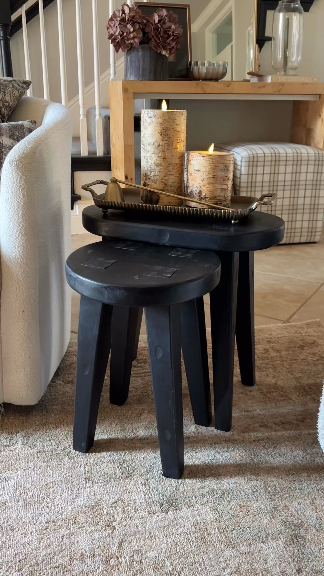 Just saw my favorite wooden stools are back in stock at @Target in both sizes!  These have been a favorite for years!  Own in both the black and the brown!

#LTKHome #LTKSeasonal