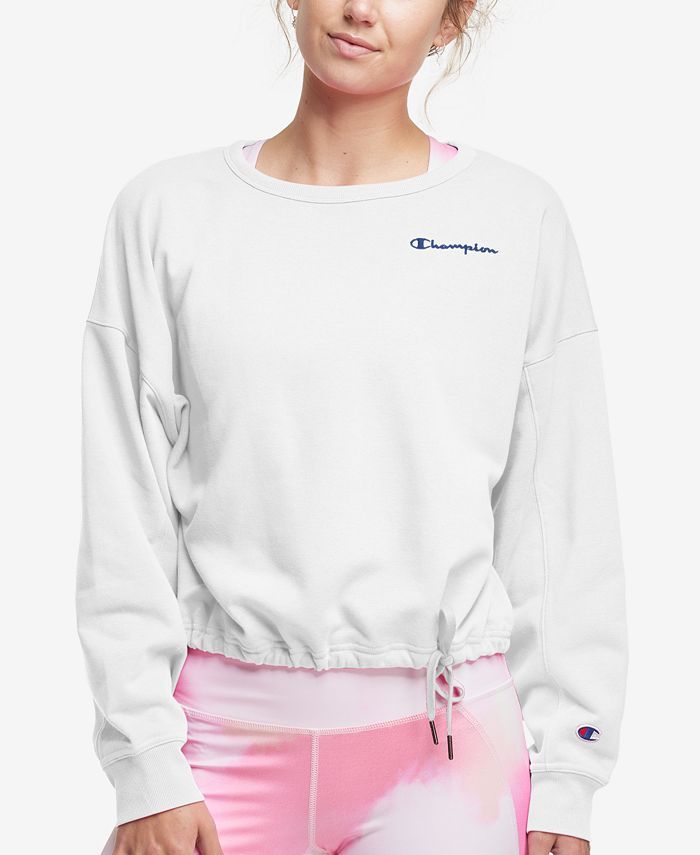 Champion Women's Campus French Terry Sweatshirt & Reviews - Tops - Women - Macy's | Macys (US)