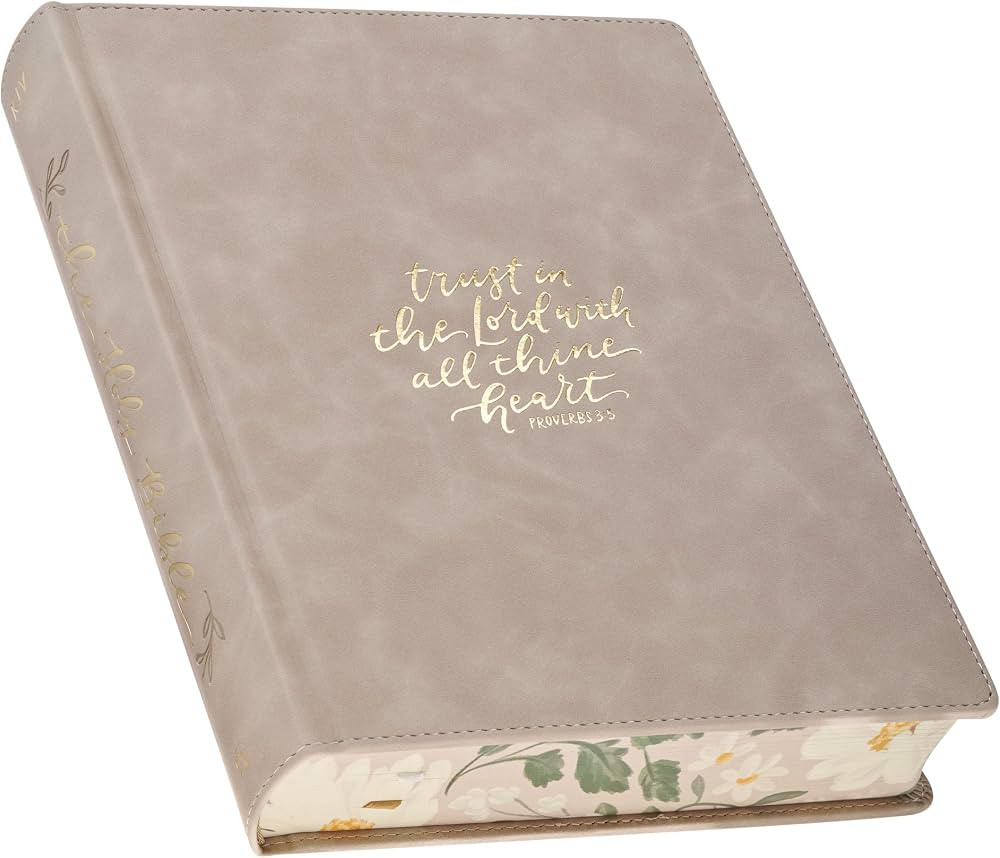 KJV Holy Bible, Large Print Note-taking Bible, Vegan Leather Hardcover - King James Version. Pink... | Amazon (US)