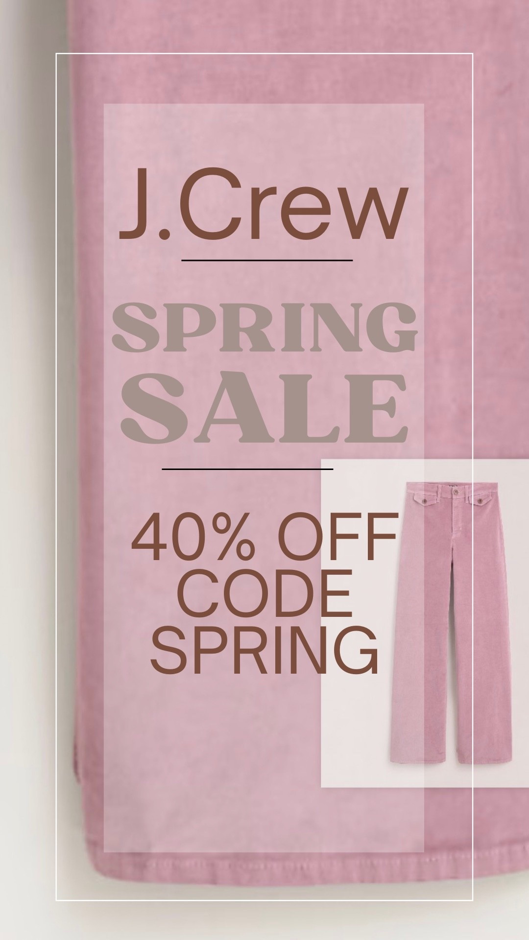 Extra 40% off sale items at J.Crew & these are 100% in my cart. 
#OOTD #WhatIWore #StyleInspo #OutfitInspiration #WIW #EverydayStyle #CasualChic #EffortlessStyle #StyleOver30 #ChicAndSimple
#EverydayStyle #OOTDInspo #StyleInspoDaily #CasualChicStyle
#WardrobeEssentials #ElevatedBasics #FallStyleInspo #SportyChicStyle
#TallFashion #TallStyle #TallGirlStyle #TallGirlFashion
#Over35Style #Over40Style #MidlifeStyle #MidlifeFashion #StyleOver40 #ChicAtAnyAge #AgelessStyle #EffortlessStyle #StyleForEveryAge #40PlusStyle
#EverydayStyle #OOTDInspo #StyleInspoDaily #CasualChicStyle #SmartCasualStyle #ModernClassicStyle #WardrobeEssentials #ElevatedBasics #FallStyleInspo #SportyChicStyle
#TallFashion #TallStyle #TallGirlStyle #TallGirlFashion #TallStyleInspo #TallWardrobe #TallGirlOOTD #TallFriendly #TallGirlChic #TallStyleBlog


#LTKTall #LTKMidsize #LTKSaleAlert