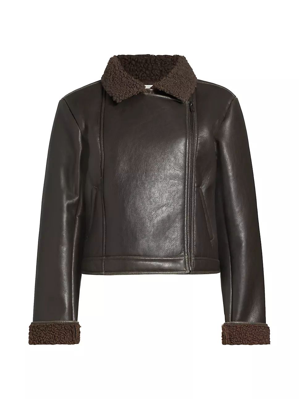 Romy Vegan Leather & Faux Fur Jacket | Saks Fifth Avenue