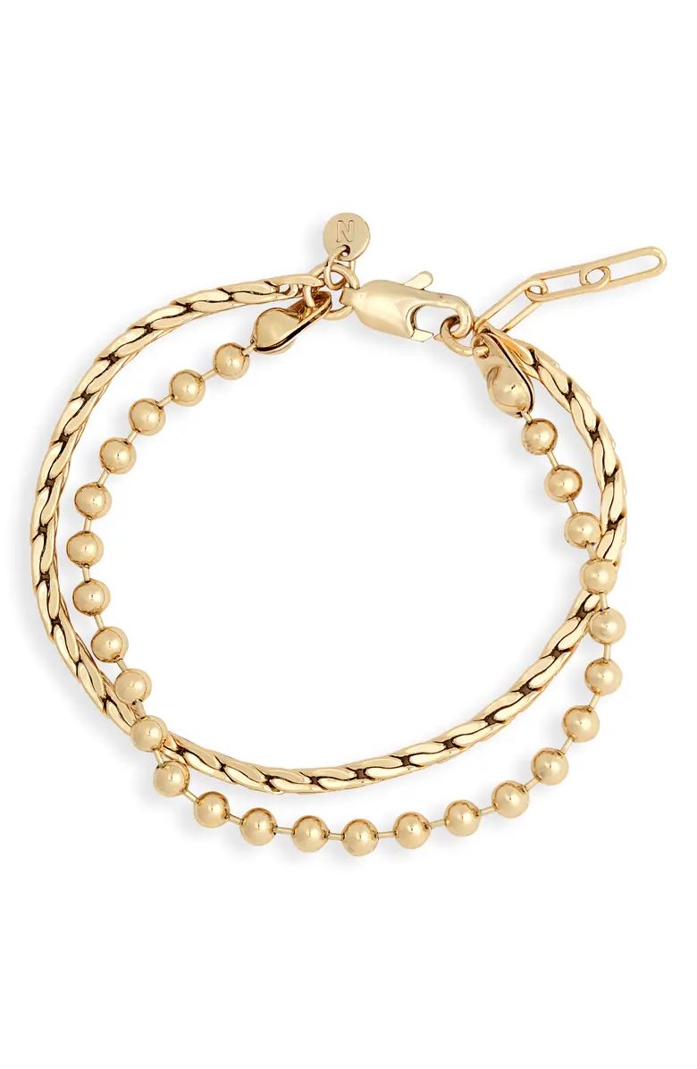 Ball & Chain Layered Bracelet | Nordstrom
