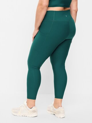 High-Waisted PowerSoft 7/8 Pocket Leggings | Old Navy (US)
