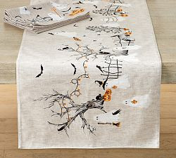 Scary Squad Organic Cotton Table Runner | Pottery Barn (US)
