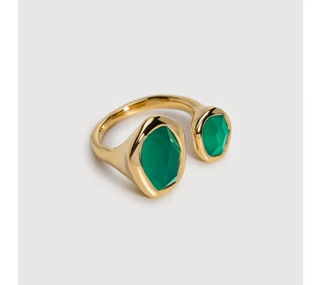 Odyssey Gemstone Open Ring | Monica Vinader (US)