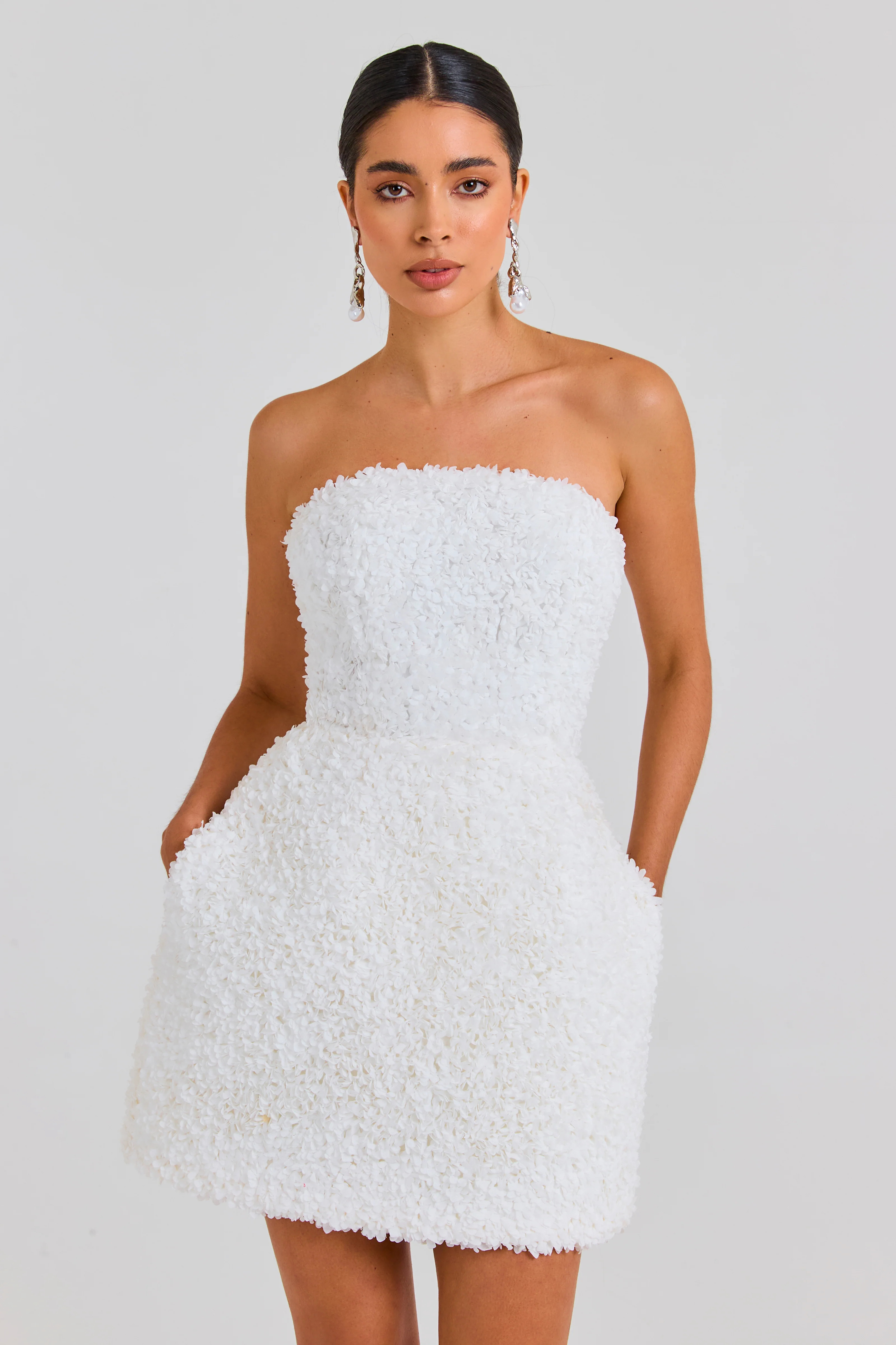 Maisy White Dress | Nadine Merabi