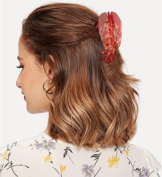 Lobster Hair Clips, Cute Animal Hair Claw Clip for Women Girls, Acetate Marine Hair Accessories G... | Amazon (US)