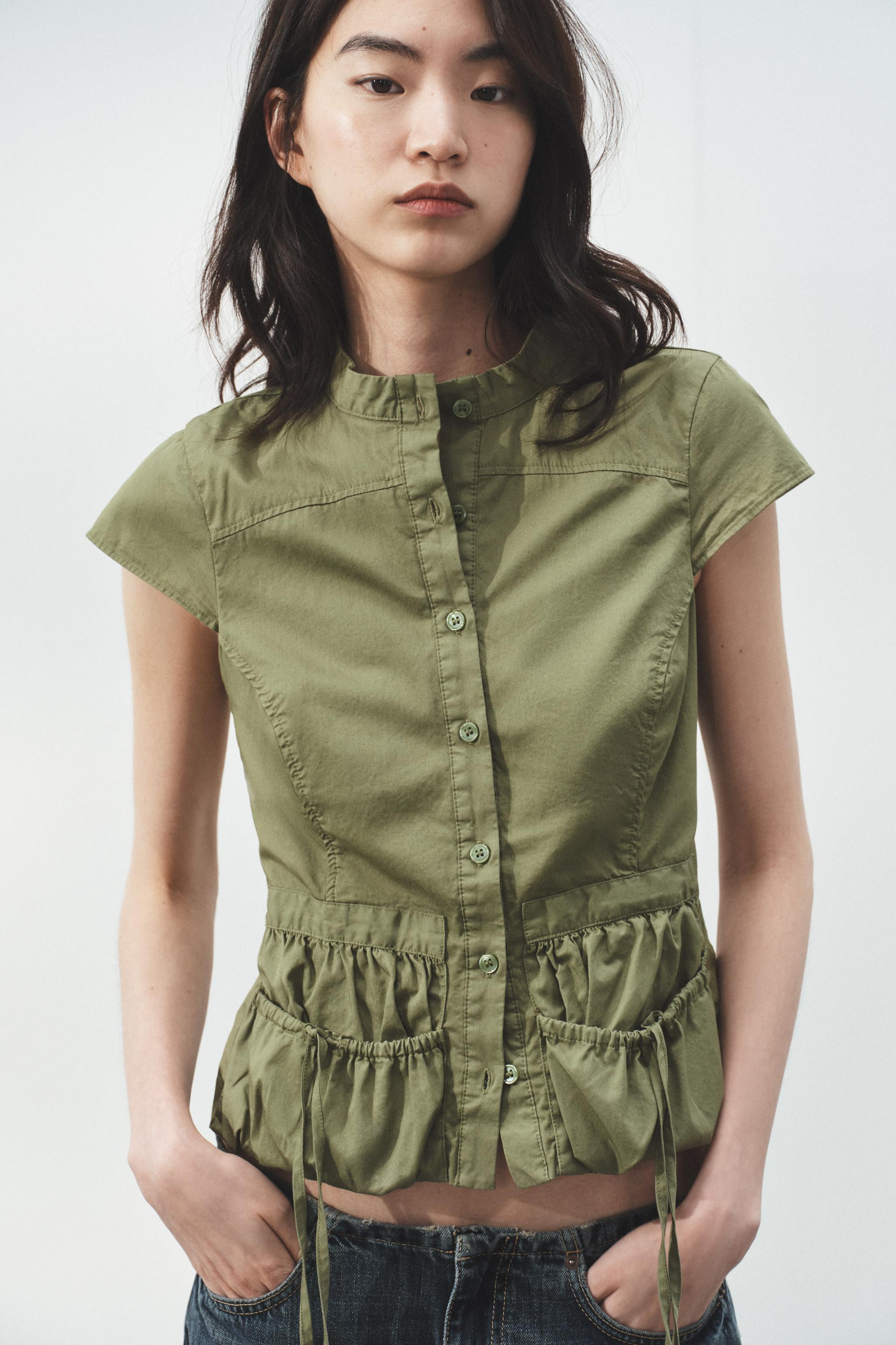 POCKET TRENCH COAT TOP | Zara US