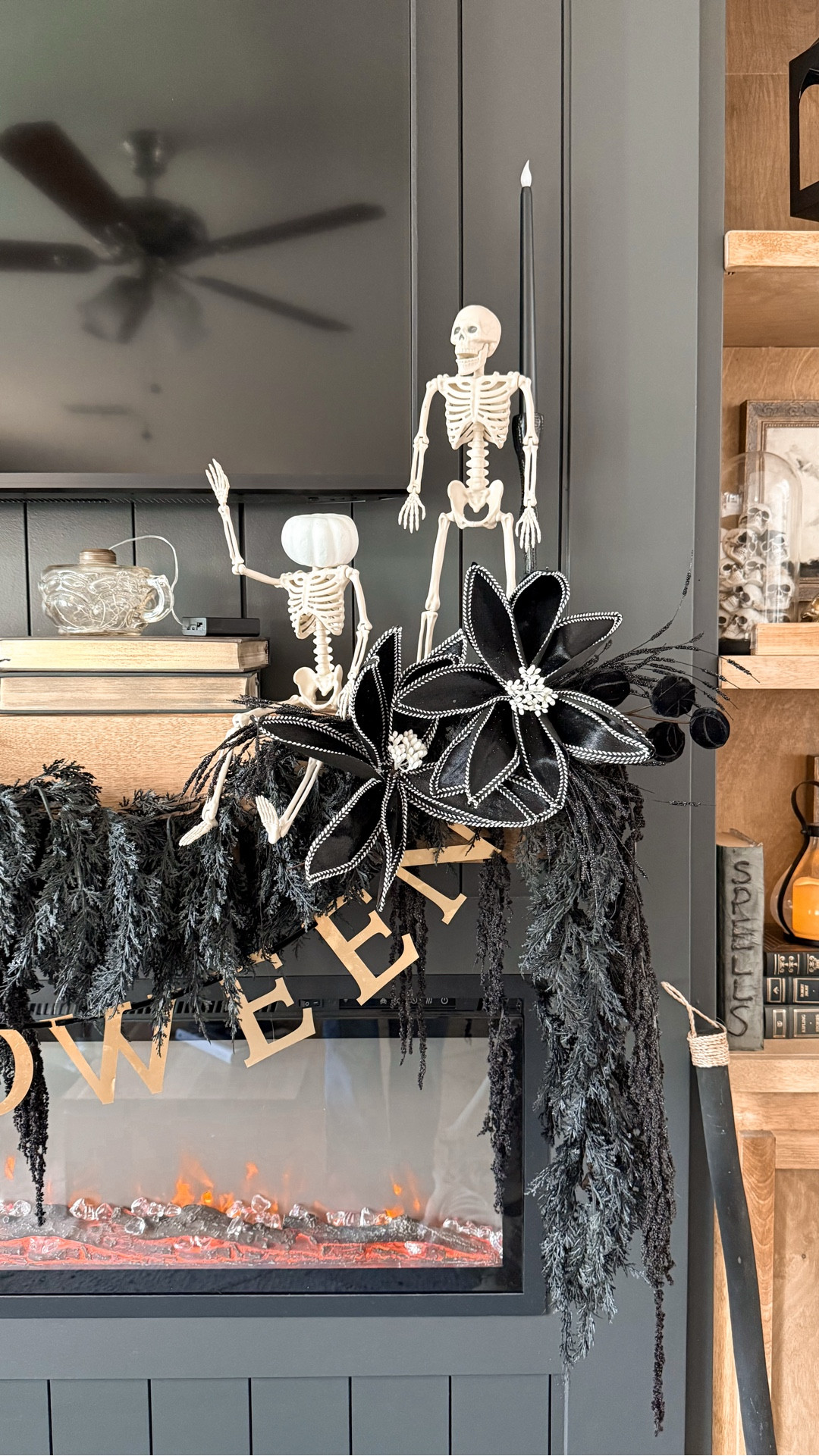 Halloween mantle idea! 

#LTKFamily #LTKSeasonal #LTKHome