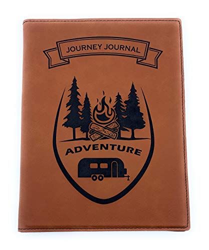 RV Camper Trailer Leather Adventure Journal Log Book | Amazon (US)