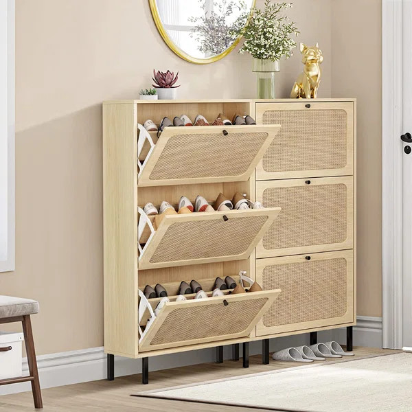 18 Pair Shoe Storage Cabinet | Wayfair North America
