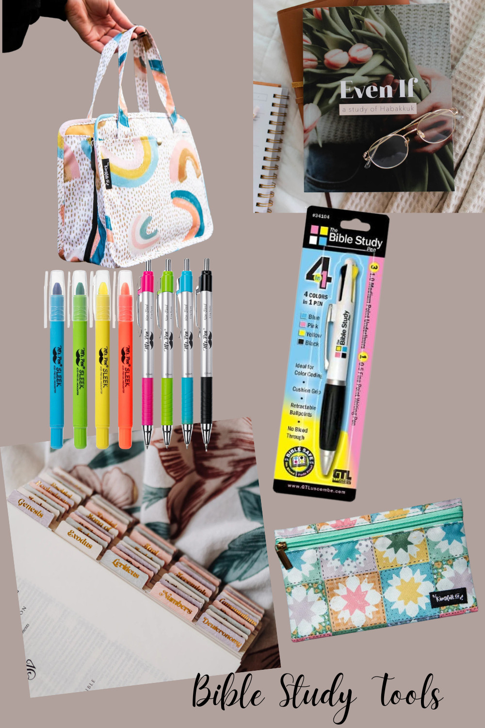 Bible Study Essentials ✨ These  Bible study tools will help you highlight, take notes, and grow in your faith! 🖊️📖💛 From Bible highlighters and no-bleed pens to in-depth Bible studies, everything you need for a meaningful quiet time is right here. 🙌 #BibleStudy #FaithJourney #BibleJournaling #QuietTime #ChristianLiving 

 