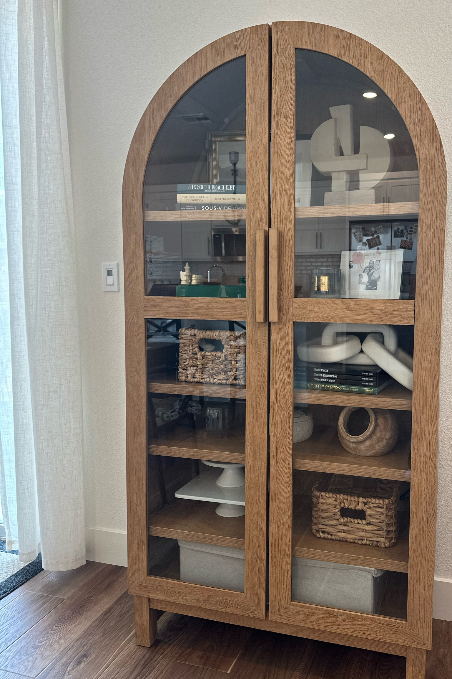 It’s back in stock!! Grab it before sold out again #walmarthome #homedecor #archedcabinet