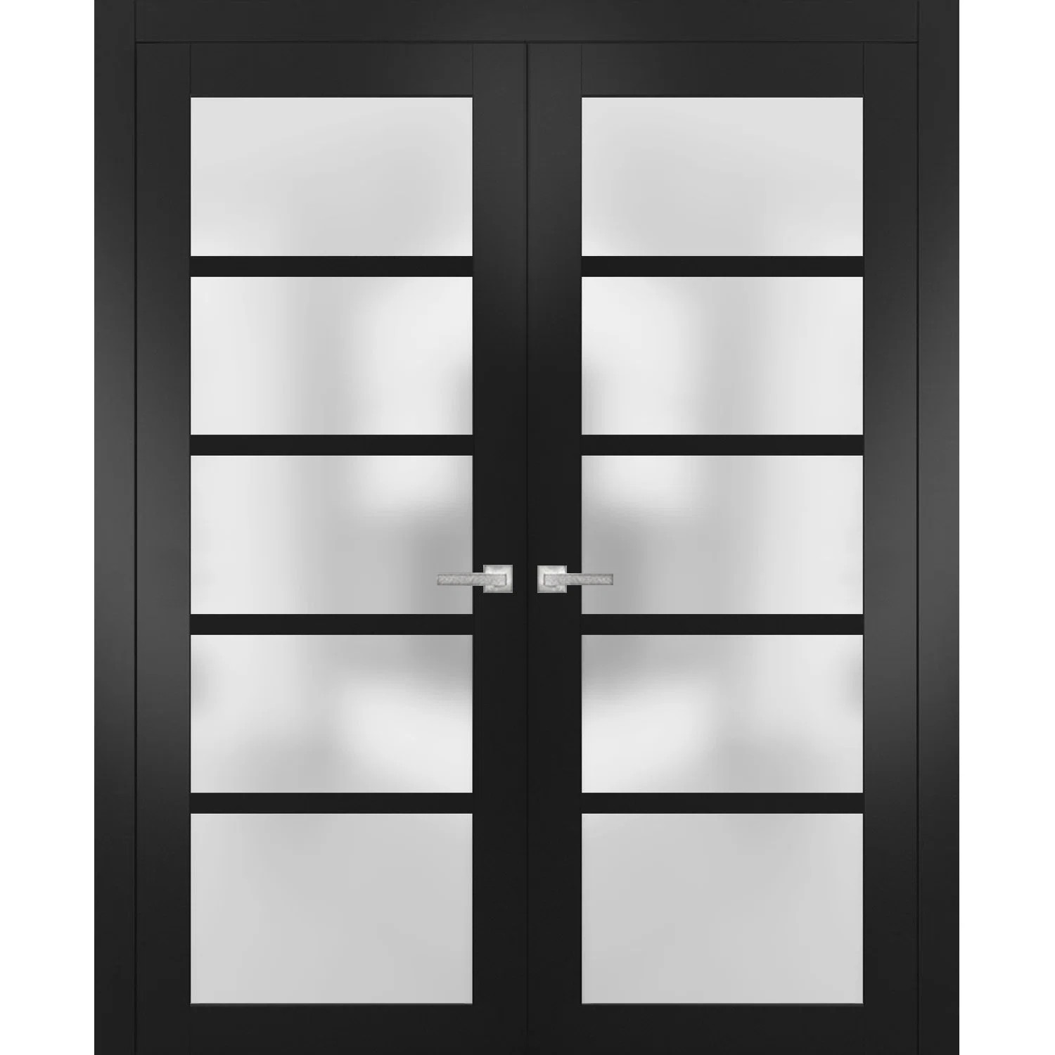 Quadro Frosted Glass French Doors | Wayfair North America
