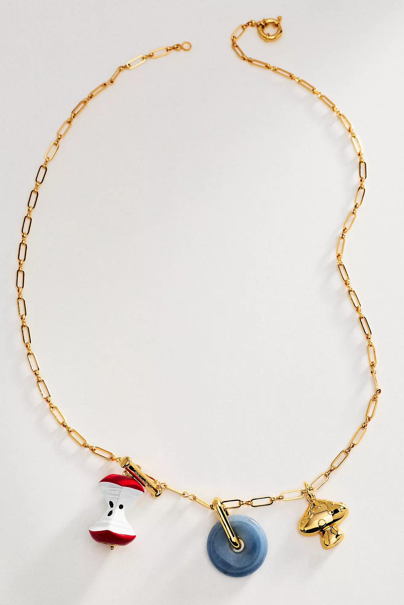 Timeless Pearly Fruity Mushroom Stone Charm Necklace | Anthropologie (US)