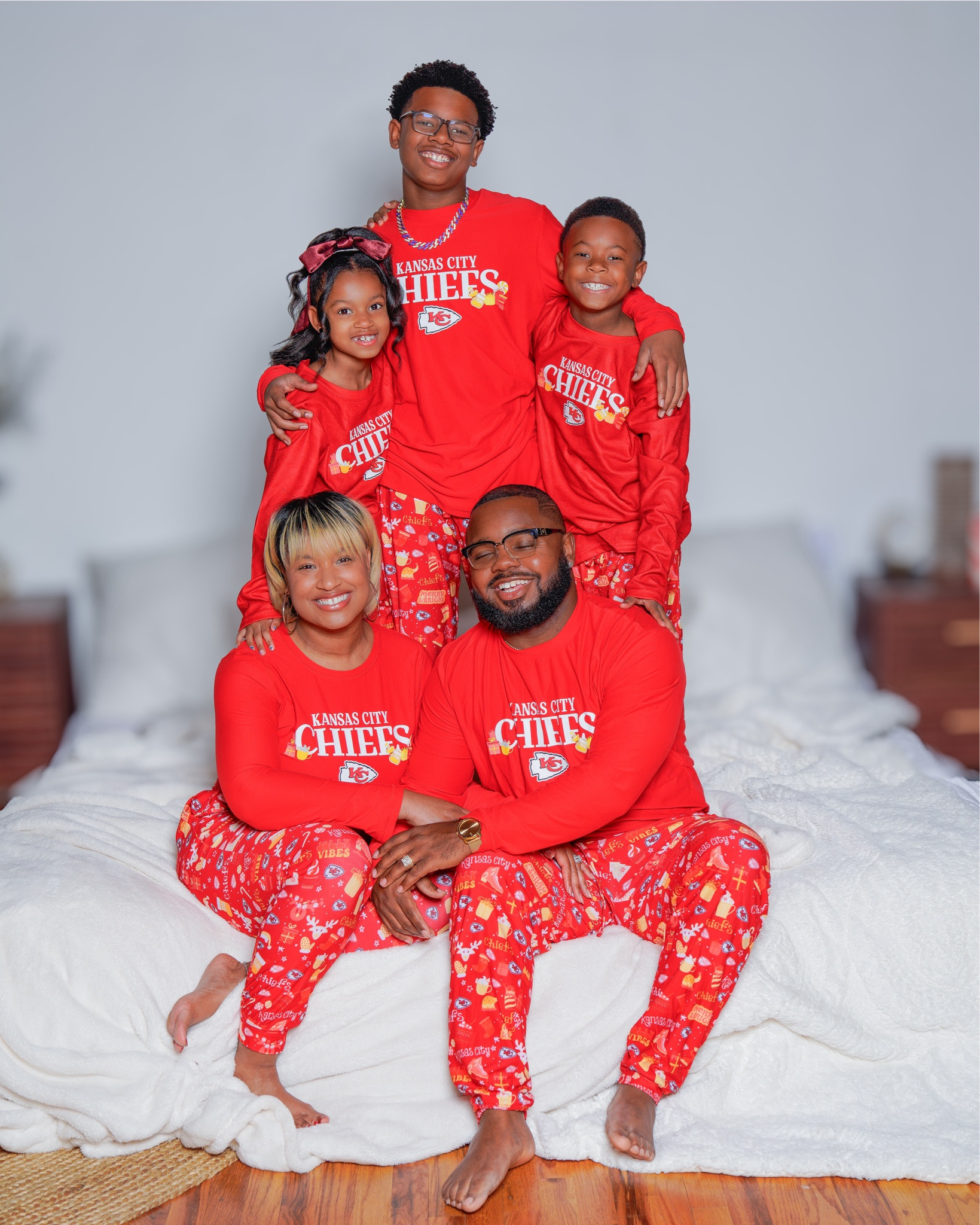 Chiefs family pjs ♥️

#LTKHoliday #LTKmomlife #LTKSeasonal