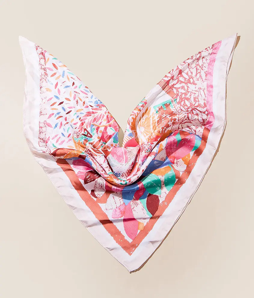 Floral Fashion Scarf | Buckle