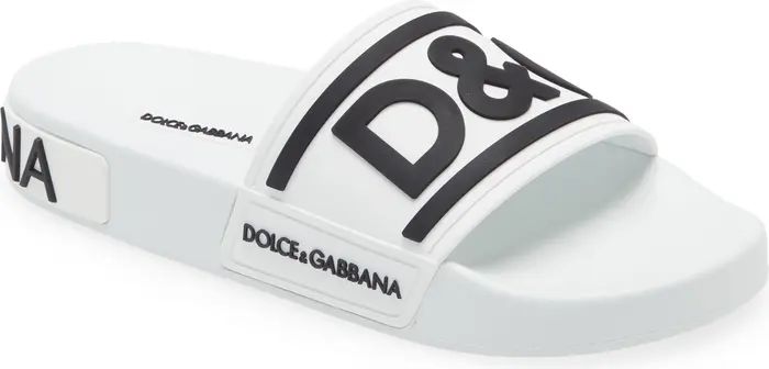 Dolce&Gabbana Logo Slide Sandal | Nordstrom | Nordstrom