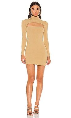superdown Tasha Cut Out Dress in Toast from Revolve.com | Revolve Clothing (Global)
